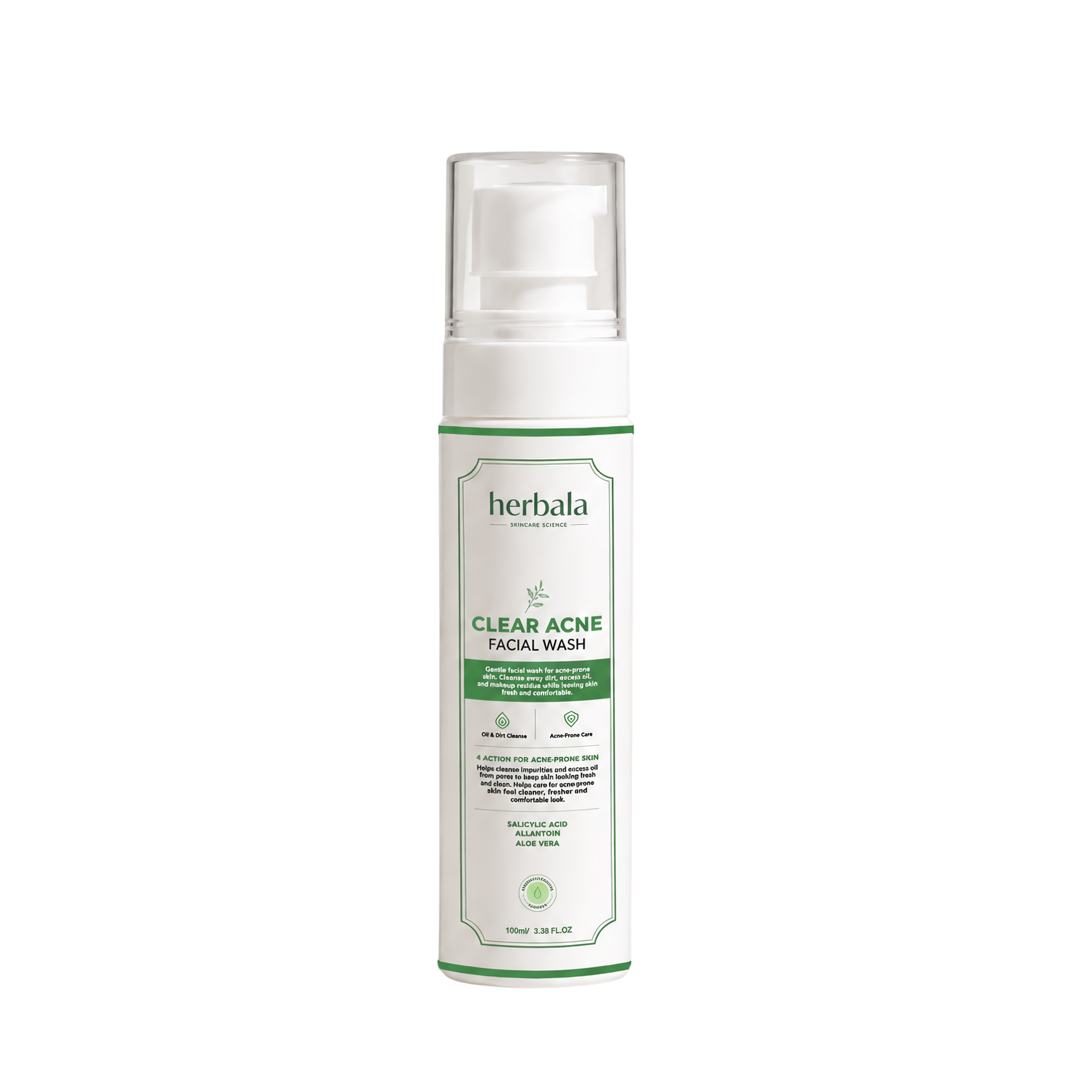 Herbala Clear Acne Facial Wash