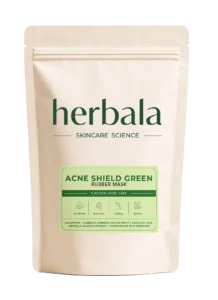 herbala acne shield green rubber mask 500gr