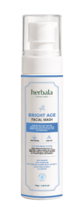 herbala bright age facial wash 100ml