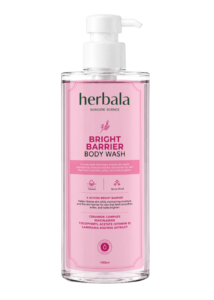 herbala bright barrier body wash 1000ml
