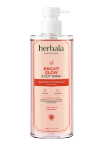 herbala bright glow body wash