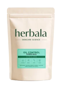 herbala oil control rubber mask