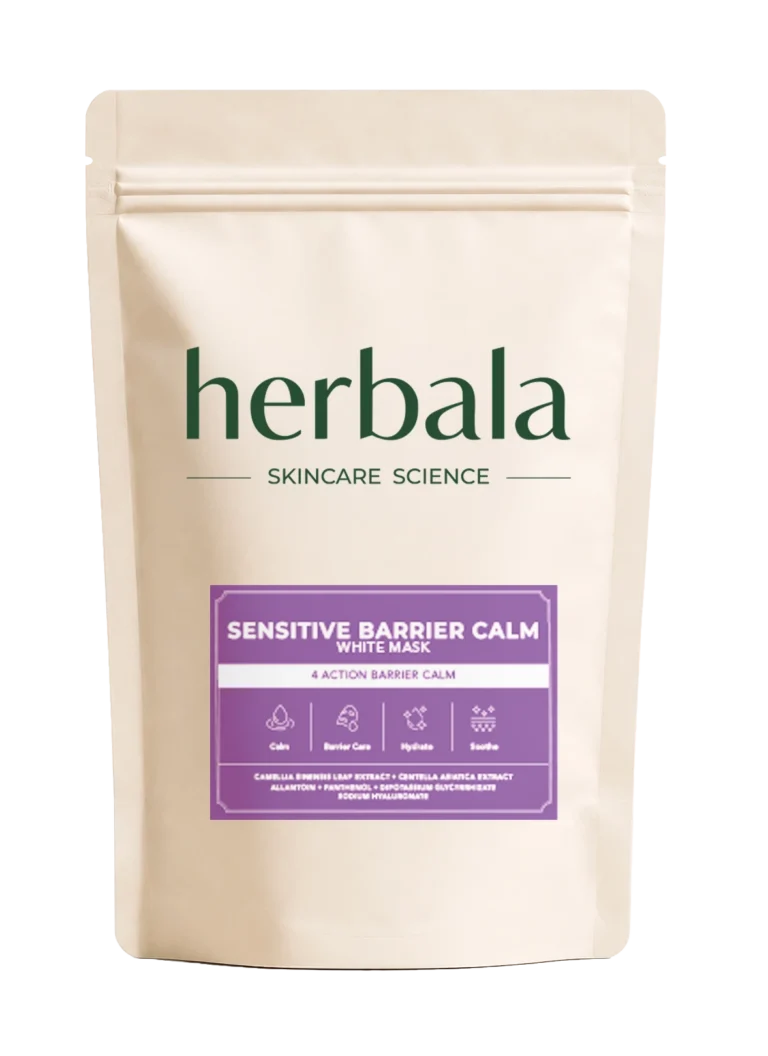 Home herbala sensitive barrier calm white mask