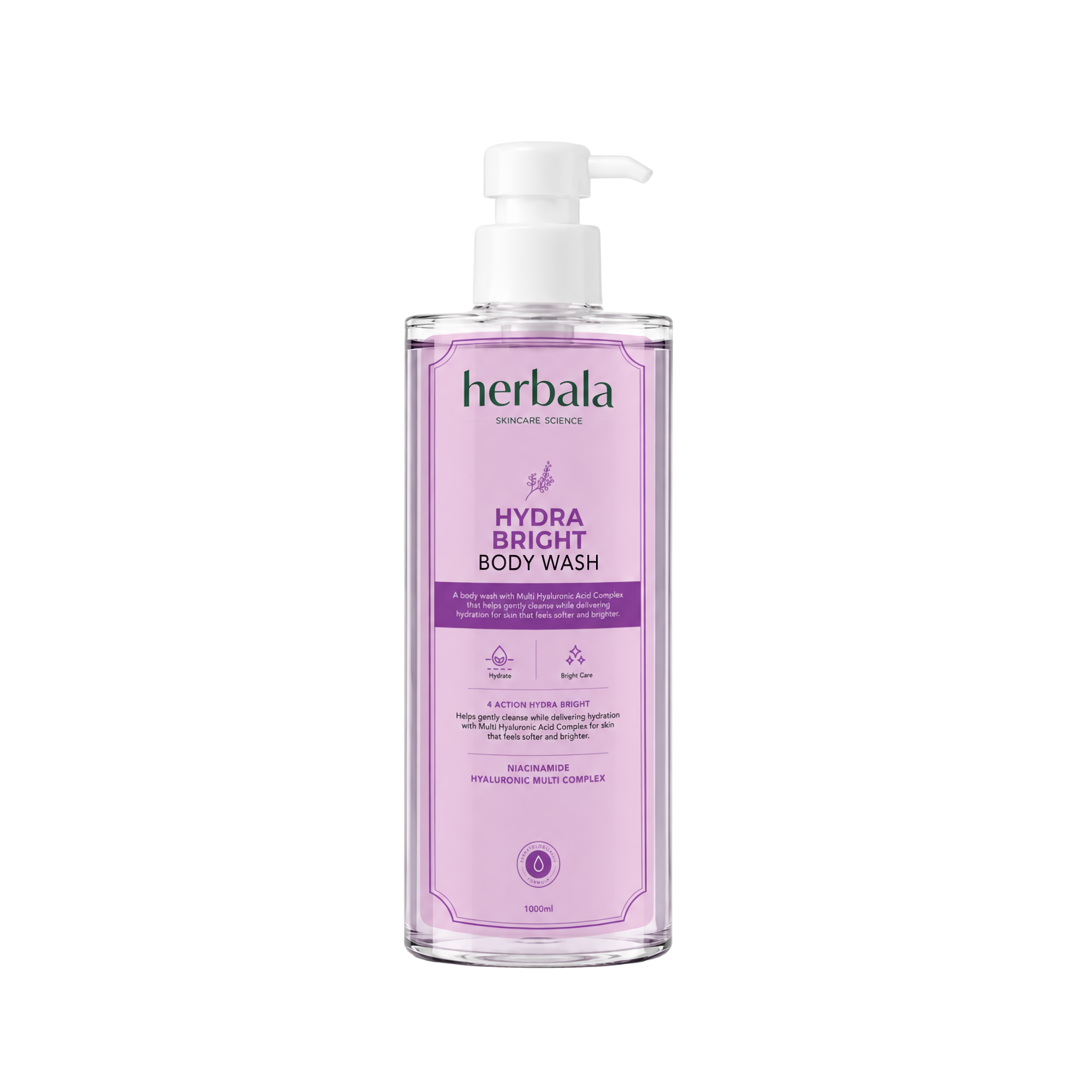 hydra bright body wash