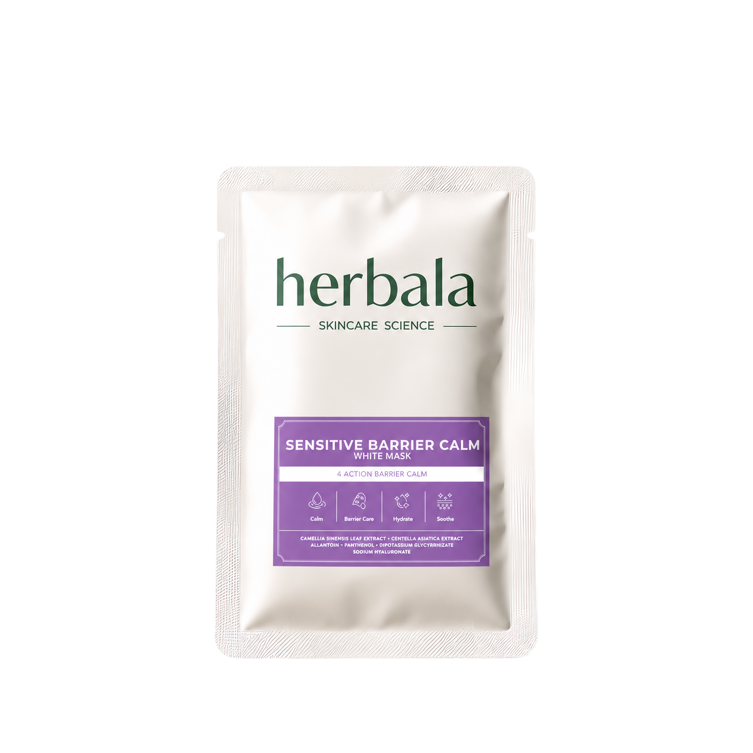 sensitive barrier calm white mask